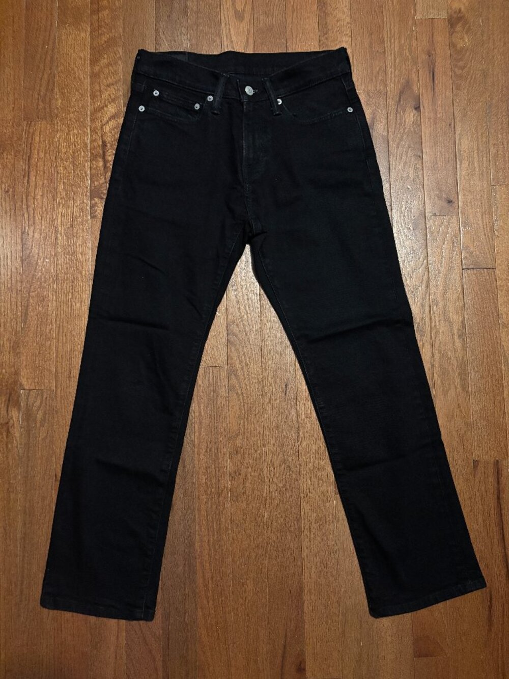 Abercrombie Jeans Black Straight Fit 28W x 28L in Excellent condition!